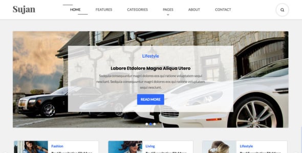 блог html шаблон шаблон сайта