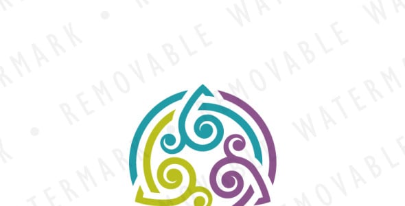 Шаблон логотипа на тему графика