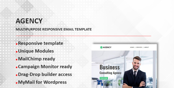 универсальный адаптивный шаблон информационного бюллетеня