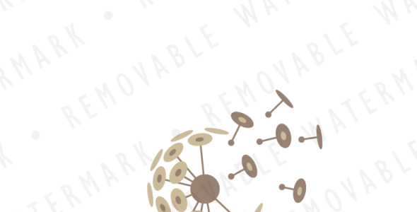 Шаблон логотипа на тему графика