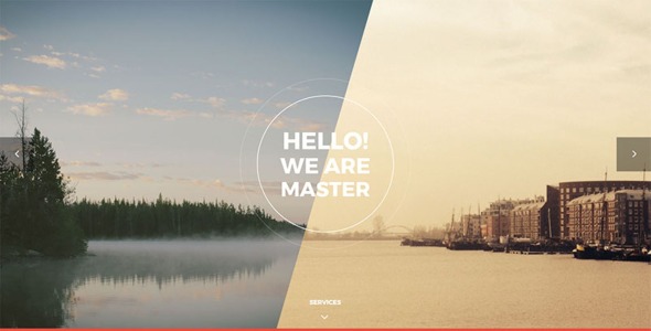 шаблон сайта портфолио креативного агентства