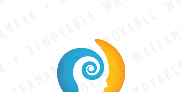 Шаблон логотипа на тему графика