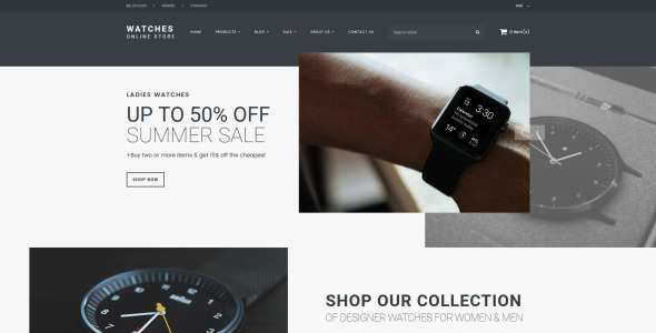 интернет-магазин shopify тема