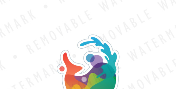 Шаблон логотипа на тему графика