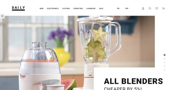 ежедневная оптовая тема prestashop