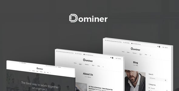 dominer business &amp; services wordpress тема