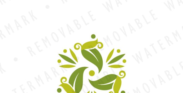 Шаблон логотипа на тему графика