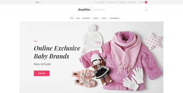 детский магазин отзывчивая тема woocommerce