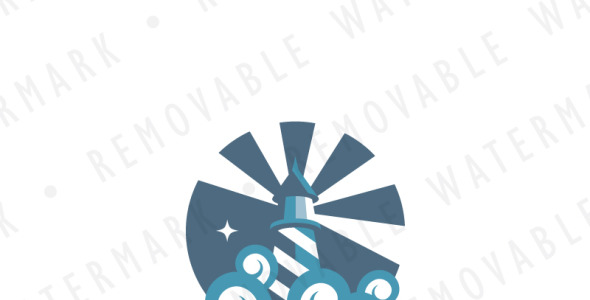 Шаблон логотипа на тему графика