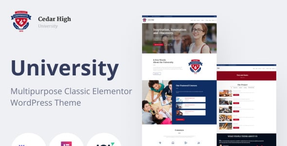 университетская тема wordpress