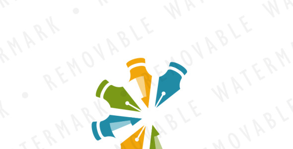 Шаблон логотипа на тему графика