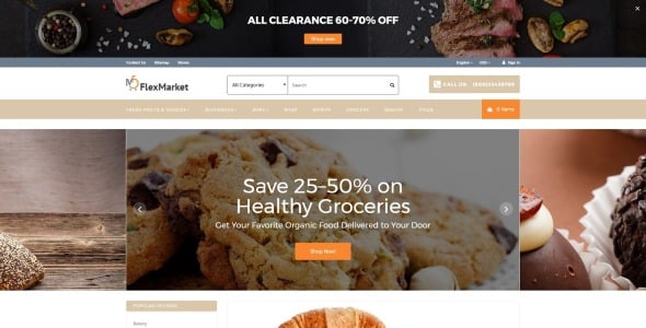 тема flexmarket prestashop