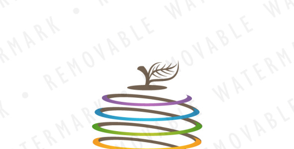 Шаблон логотипа на тему графика