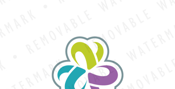 Шаблон логотипа на тему графика