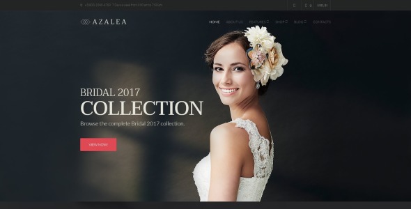 свадебный магазин woocommerce тема