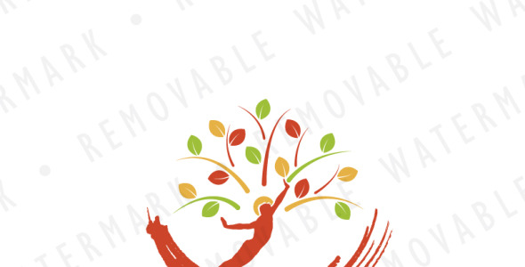 Шаблон логотипа на тему графика