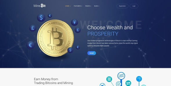 биткойн криптовалюта wordpress тема