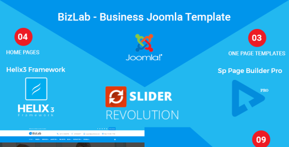 бизнес-шаблон joomla