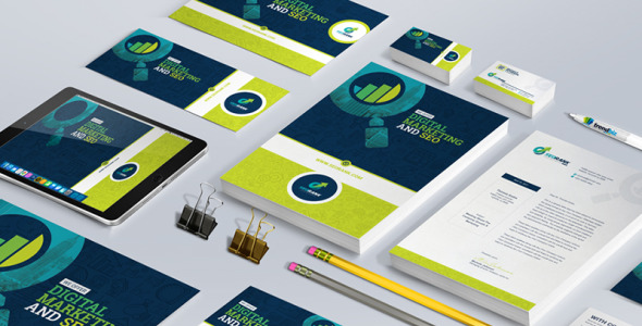 Фирменный стиль на тему графика