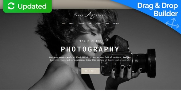 портфолио фотографов фотогалерея moto cms 3 шаблон