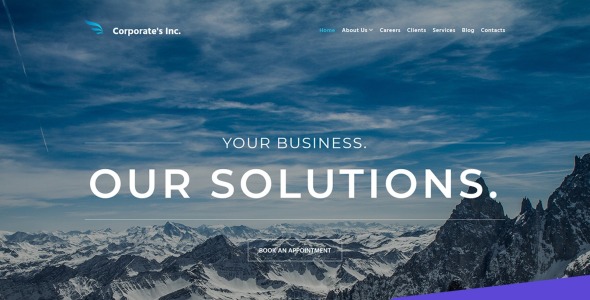 шаблон финансового консультанта moto cms 3