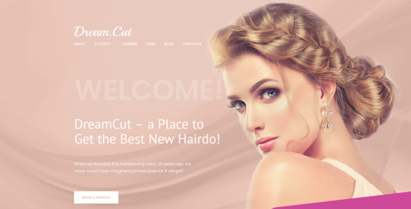 парикмахерская moto cms 3 шаблон