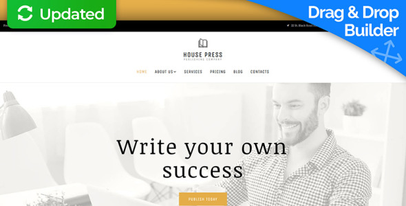 издательство moto cms 3 шаблон