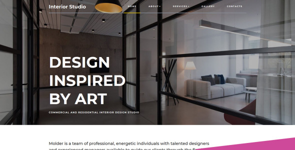 дизайн интерьера премиум moto cms 3 шаблон