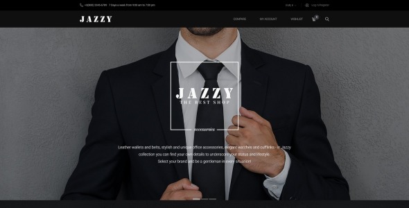 магазин мужских аксессуаров woocommerce theme