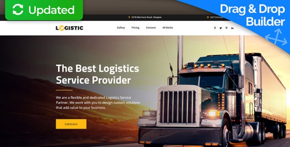 шаблон целевой страницы moving company motocms 3