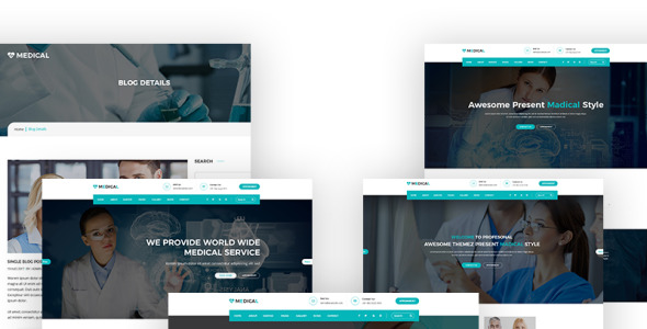 PSD шаблон на тему пластическая хирургия