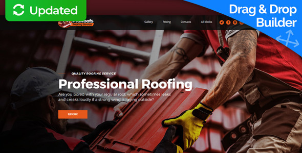 кровельный сервис motocms 3 шаблон целевой страницы