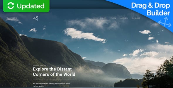 туристическое агентство motocms 3 шаблон целевой страницы