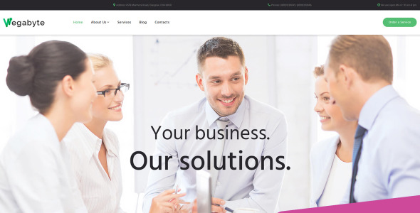 it консалтинг moto cms 3 шаблон