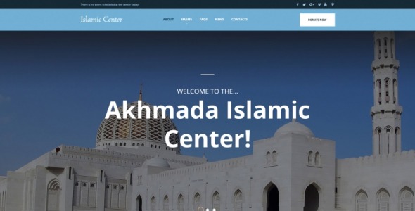 Islamic Center Moto CMS HTML Template