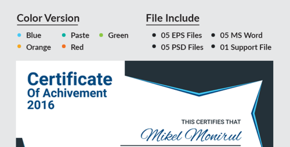 Шаблон сертификата на тему графика