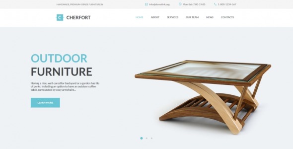 мебельная компания moto cms html шаблон