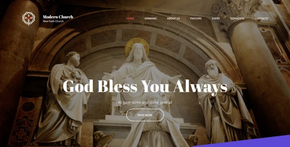 церкви и религия moto cms 3 шаблон