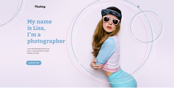 фотограф портфолио wordpress тема