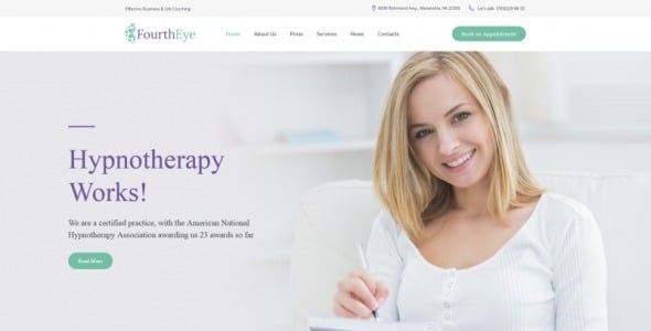 html шаблон hypnotherapy moto cms