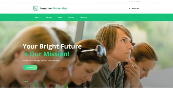 html шаблон university moto cms