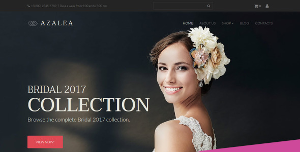 свадебный магазин motocms шаблон электронной коммерции