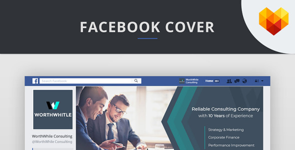 Шаблон для соцсетей на тему графика