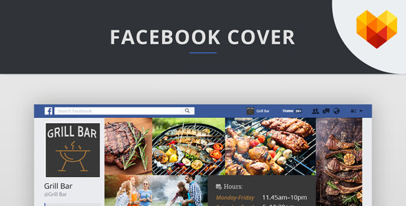Шаблон для соцсетей на тему графика