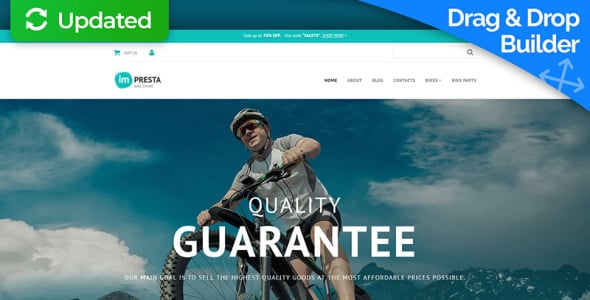 шаблон электронной коммерции bike shop motocms