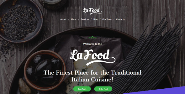 итальянский ресторан moto cms 3 шаблон