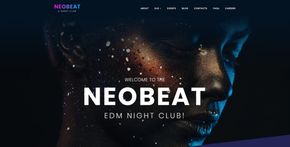 ночной клуб и развлечения moto cms 3 шаблон