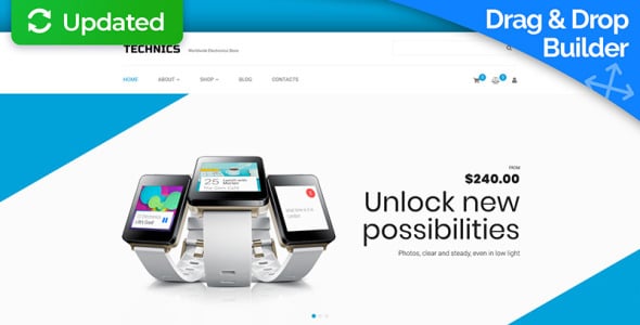 gadgets store motocms ecommerce template