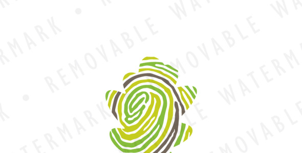 Шаблон логотипа на тему графика