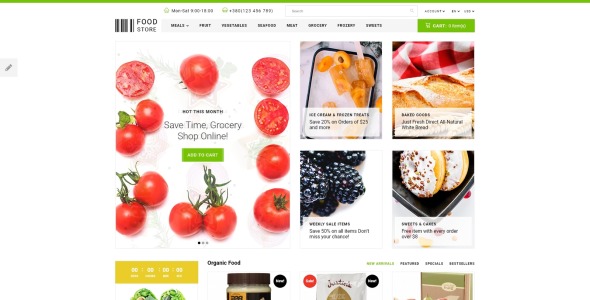 адаптивный шаблон opencart